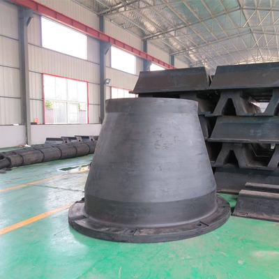 Tấm chắn cao su hình nón cố định Cao su tự nhiên 1600H để bảo vệ bến tàu