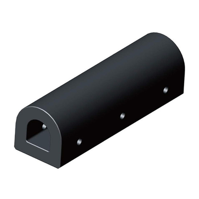 Hấp thụ năng lượng Marine D Fender 100% cao su tự nhiên Màu đen