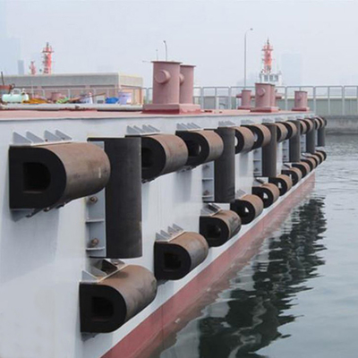 Hấp thụ năng lượng Marine D Fender 100% cao su tự nhiên Màu đen