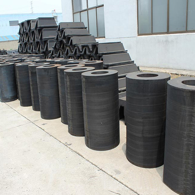Hình trụ rỗng O Hình dạng Bumpers Marine Dock Vật liệu NR / NBR