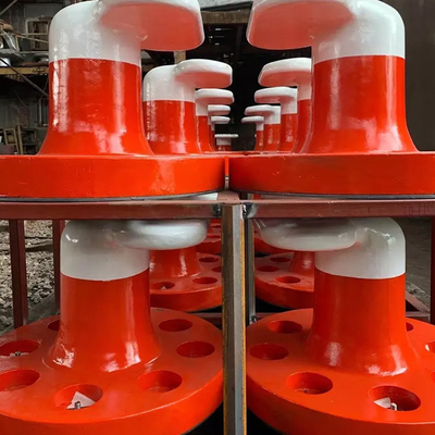 150 tấn Mooring Bollards Gang thép Marine Dock Tee Đầu