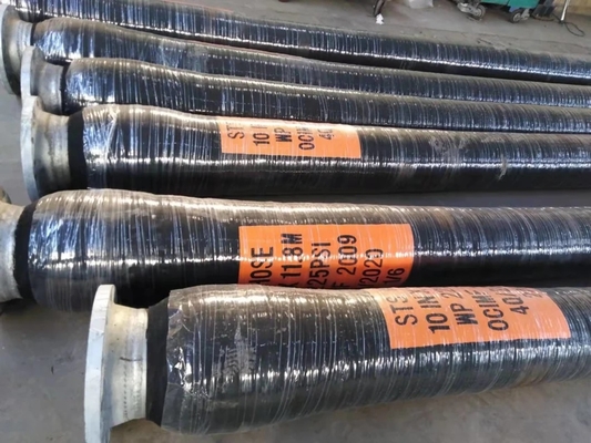 Dệt linh hoạt Tăng cường ống Sts Dầu nhiên liệu cao su với dây thép xoắn