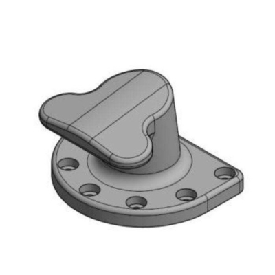 Dock Pier Quay Tee Head Bollard Neo Marine Cast Iron Qt450