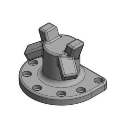 Dock Pier Quay Tee Head Bollard Neo Marine Cast Iron Qt450
