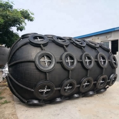 Tấm chắn bùn cao su khí nén 2,0 * 3,5m Iso17357 Nổi neo tiêu chuẩn