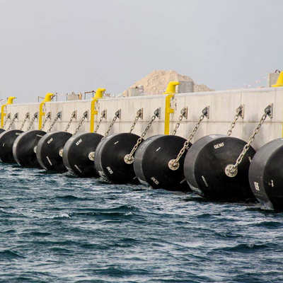 Fender bọt nổi 3,3m * 6,5m Marine Iso 9001 Mặt bích Hdg tiêu chuẩn