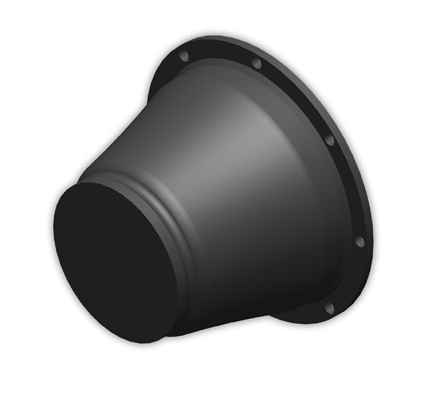 Cao su tự nhiên 1000mm Super Cone Fender Chống mài mòn