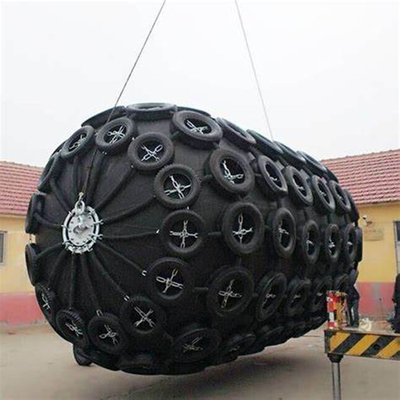 Độ linh hoạt Phòng chắn biển khí nén hình trụ / túi khí Phòng chắn cao su với độ kéo và mài mòn thấp