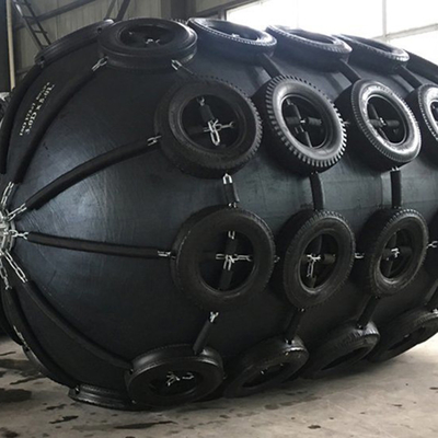 Độ linh hoạt Phòng chắn biển khí nén hình trụ / túi khí Phòng chắn cao su với độ kéo và mài mòn thấp