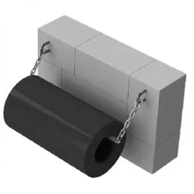 Đen hình trụ Marine Fenders bền cho tác động cao và bảo trì thấp