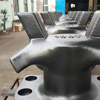 Đường đậu tàu 150T Thép đúc phụ kiện đậu tàu Wharf Pier Bollard