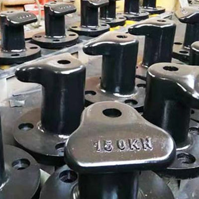 Đường đậu tàu 150T Thép đúc phụ kiện đậu tàu Wharf Pier Bollard