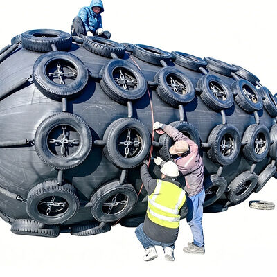 Yokohama Pneumatic Fender Lightweight Shock Absorbing Corrosion Resistant Marine Fender cho các ứng dụng ngoài khơi
